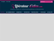 Tablet Screenshot of liberateurdidees.com